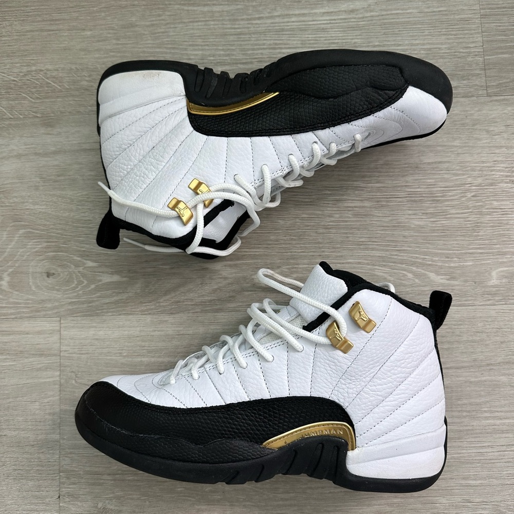 Black and white Jordan’s Retro 12s